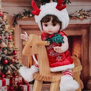 Realistic 18-inch vinyl doll